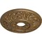Ekena Millwork Valletta Ceiling Medallion (Fits Canopies up to 3 1/2"), 18"OD x 3 1/2"ID x 1"P, Rubbed Bronze CM18VLRZS - alternate 3